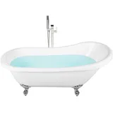 Beliani Cayman freistehende Badewanne 153 x 77 cm (144 l)