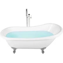 Beliani Cayman freistehende Badewanne 153 x 77 cm (144 l)