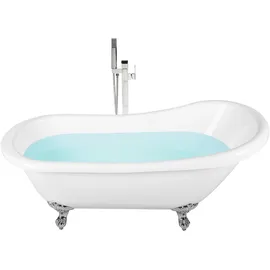 Beliani Cayman freistehende Badewanne 153 x 77 cm (144 l)