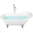 Beliani Cayman freistehende Badewanne 153 x 77 cm (144 l)