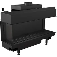 Kratki Gaskamin Kratki LEO 100 dreiseitig Propan Butan ∅