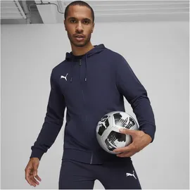 Puma teamGOAL Casuals Kapuzenjacke Herren 06 navy/white L