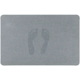 Wenko Badematte Grau 80 x 50 cm