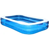 Haushalt International HI 62164 Familien Pool 211x132x46cm transparent-blau