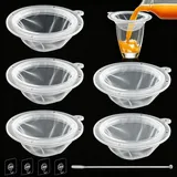 GZLFH Lebensmittel Sieb Filter - Kunststoff Feines Sieb 14 CM 5 Stk