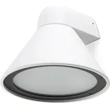faro BARCELONA Außenwandleuchte Aluminium, Glas, Metall IP65 E27 weiß