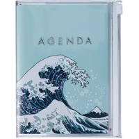 Mark's Europe MARK'S 2025/26 Taschenkalender, A6 Japan / Wave
