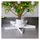 vidaXL Christbaumständer Weiß 47x47x13,5 cm