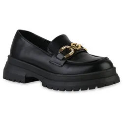 Damen Plateauschuhe in Schwarz