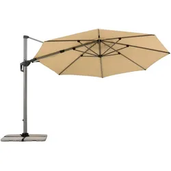 SCHNEIDER SCHIRME Sonnenschutz »Bermuda«, ⌀: 350 cm, natur - beige