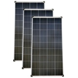 Solarmodule 3 Stück 140 Watt Poly Solarpanel Solarzelle 1300x668x35 91698