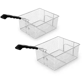 Vertes Doppel-Friteuse 2x13L Edelstahl