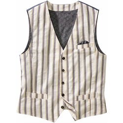 Mey & Edlich Herren Apulien-Weste weiss 48 - 48