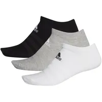 Adidas Low-Cut Socken 3 Paar Medium Grey Heather / White / Black 40-42