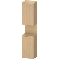 Duravit Qatego Hochschrank QA1346R30300010 40x36x1760cm, 2 Türen, Nischenbeleuchtung, Anschlag