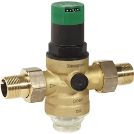 Banyo Honeywell Druckminderer D06F mit Einstellanzeige, Messing A, 1 1/2" D06f-11/2a