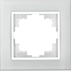 McPower Abdeckrahmen Flair 1-fach Weiß