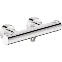 Duravit Thermostatarmatur Brausethermostat Aufputz rund für 1 Verbraucher Chrom TH4220000010