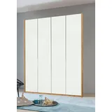 WIMEX Level 200 x 236 x 58 cm Plankeneiche Nachbildung/Weißglas