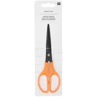 Rico Design Antihaft Schere spitz Neon Orange, 16,5 cm
