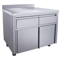 Saro Schiebetürenschrank mit 2 Schubladen und Aufkantung, Breite 1200mm