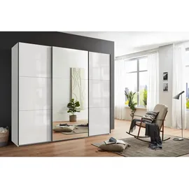 luma-home Schwebetürenschrank 22033 250 x 216 x 65 cm Weiß
