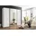 luma-home Schwebetürenschrank 22033 250 x 216 x 65 cm Weiß