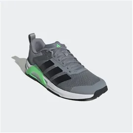 adidas Dropset Control Gewichtheberschuhe - Grey / Core Black / Lime Burst - EU 41 1/3