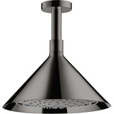 Hansgrohe Axor Kopfbrause mit Deckenanschluss polished black chrome