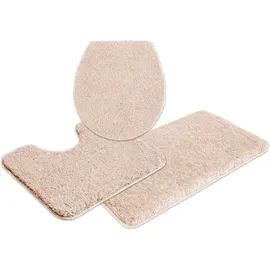 MY HOME Badematte »Sanremo«, Badvorleger, Badezimmer Teppich, sehr weich durch Microfaser, Badematten auch als 3-tlg. Set erhältlich