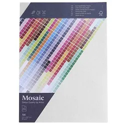 artoz Briefpapier Mosaic weiß DIN A4 90 g/qm 25 Blatt