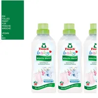 3x750ml Frosch Baby Weichspüler Wäsche-Weich 90WL Vegan Bio