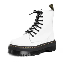 Dr. Martens Jadon Weiß Polished Smooth 40