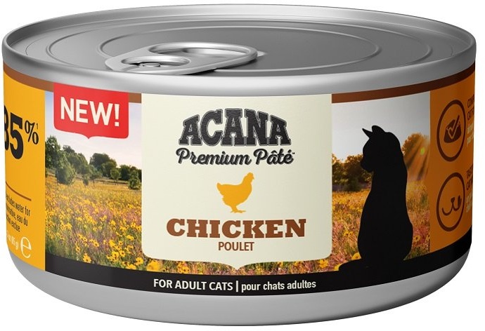 ACANA Premium Pate Chicken Hühnerpastete für Katzen 24 x 85 g