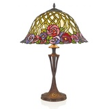 Casa Padrino Tiffany Tischleuchte Hockerleuchte Durchmesser 40 cm ModX3b - Leuchte Lampe