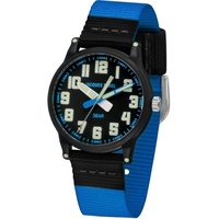 Jacques Farel Quarzuhr KLM 02, Armbanduhr, Kinderuhr, ideal auch als Geschenk blau