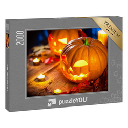 puzzleYOU Puzzle Halloween-Kürbis: Happy Halloween!, 2000 Puzzleteile, puzzleYOU-Kollektionen Festtage