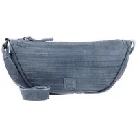 FredsBruder Umhängetasche Leder 31 cm blau