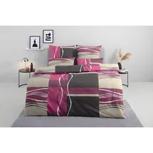 OTTO home Kelian Linon lila 200 x 200 cm + 2x 80 x 80 cm