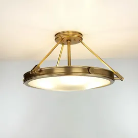 Licht-Erlebnisse Gracia 1 E14 rund Messing