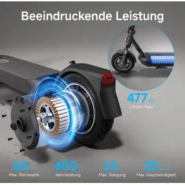 Xiaomi Electric Scooter 5 PRO DE AX mit Straßenzulassung - Schwarz