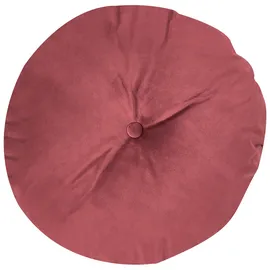 Beliani Sofa Samt 3-Sitzer Burgunderrot