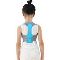 ZZDH Haltungskorrektur Rücken Verstellbare Kinderhaltung Korrektor Rückenstütze Kinder Wirbelsäule Rücken Schulterstützen Gesundheit Kinder Haltung Korrektor (Color : Blue, Size : Medium)