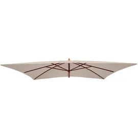 MCW Schirmbezug Lissabon Polyester 2 x 3 m Creme