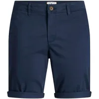 JACK & JONES Shorts Bowie mit Chino Style in Marineblau-L