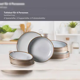 Ritzenhoff & Breker Portofino Kombiservice 18-tlg. blaugrau