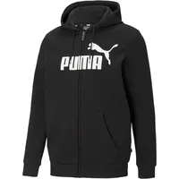 Puma Herren, Pullover, ESS Big Logo FZ Hoodie, Schwarz, XL