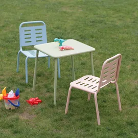 casa.pro Kindersitzgruppe Etroubles 45 x 48 x 45 cm Stahl mehrfarbig