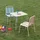 casa.pro Kindersitzgruppe Etroubles 45 x 48 x 45 cm Stahl mehrfarbig