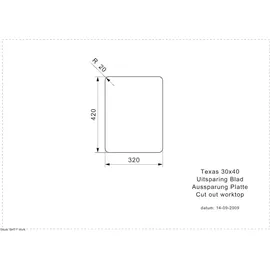 Reginox Texas 30 x 40 R10 Flacheinbauspüle